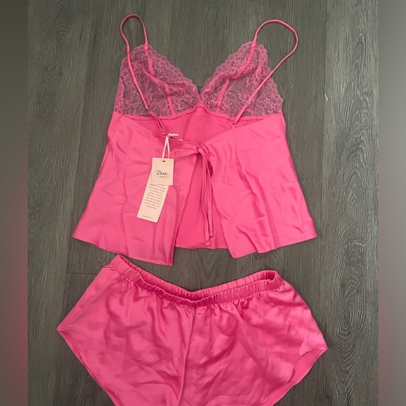 Boux Avenue Harlie Lace Cami Set - Pink - UK 8/US 4-6 - Picture 2 of 6